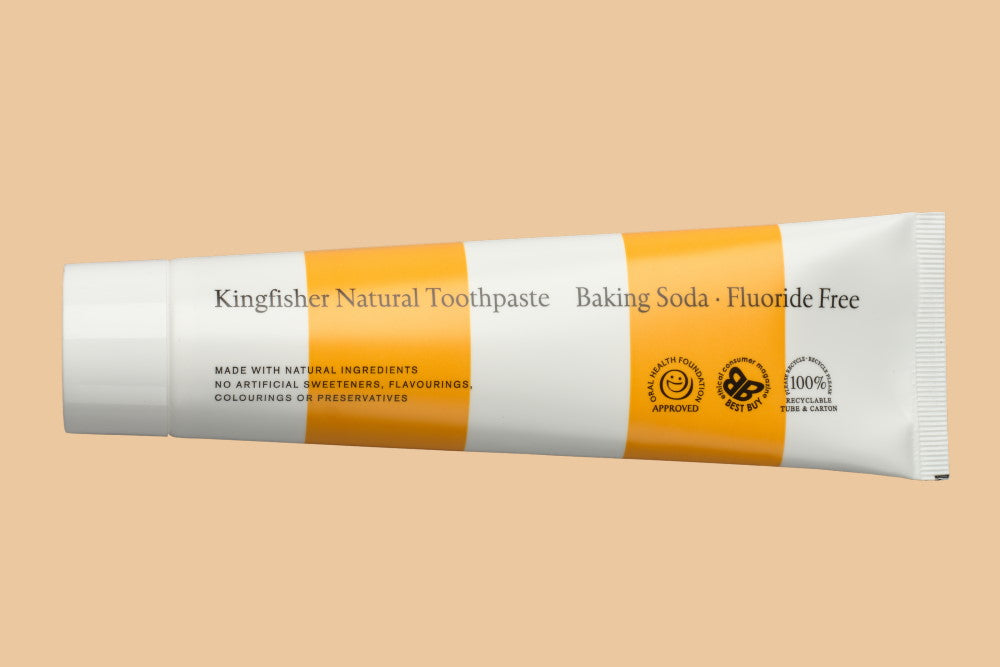 Kingfisher Fluoride-free Baking Soda Toothpaste 100Ml – Valley Organics ...