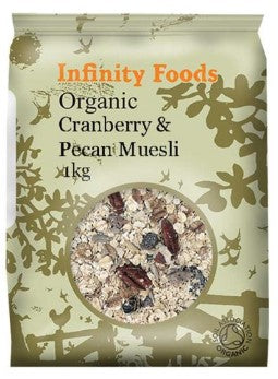 Infinity Organic Cranberry & Pecan Muesli 1kg – Valley Organics Worker ...