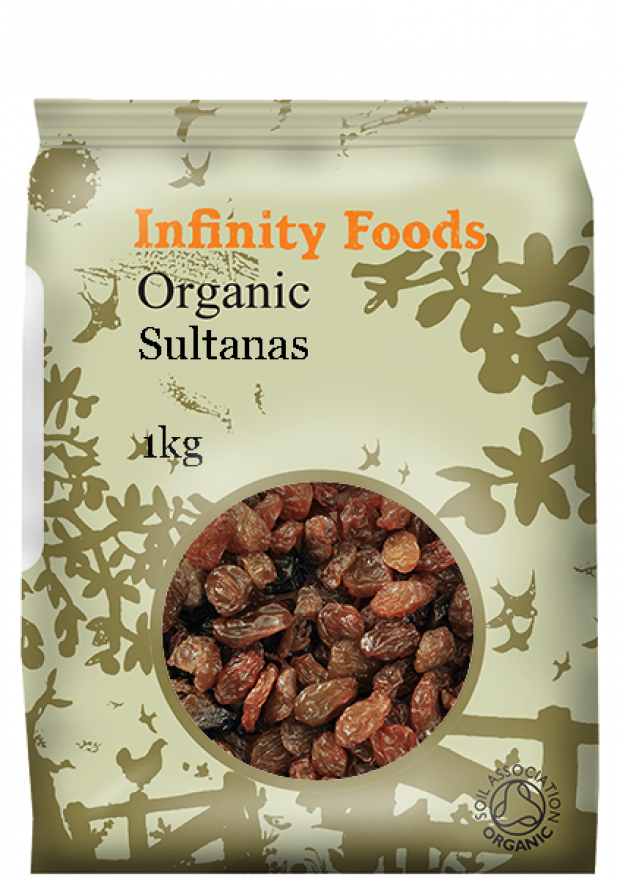 Infinity Organic Sultanas 1Kg – Valley Organics Worker's Co-op