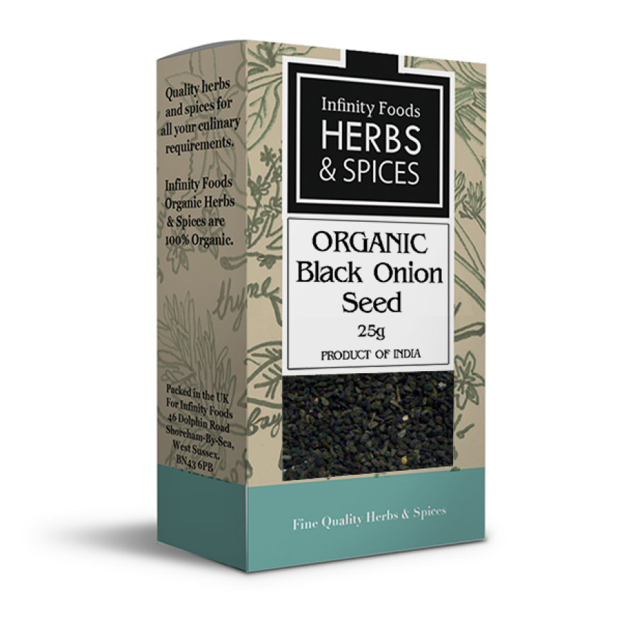 Infinity Organic Black Onion Seed (Nigella Seed) 25G – Valley Organics ...